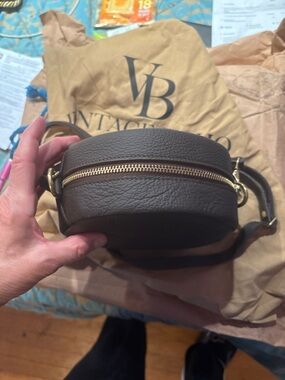 Louis Vittan Crossbody Safari with Gold.  Ships immediately